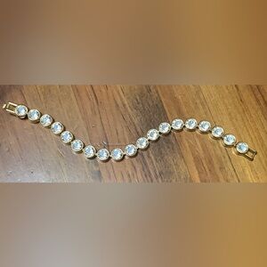 Swarovski Touchstone Crystal Ice Bracelet - Golden